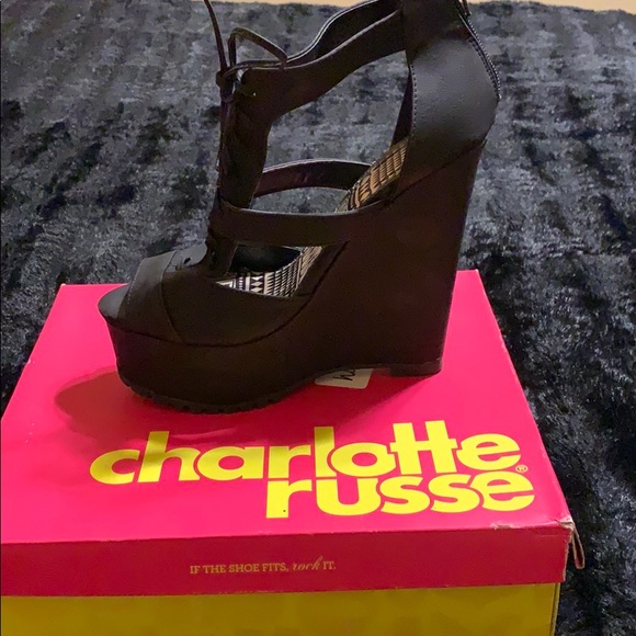 Shoes - Charlotte Russe wedges heels